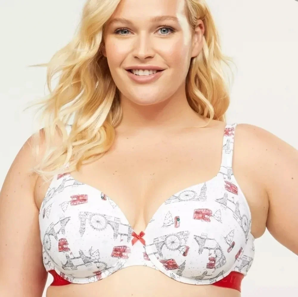NWT Cacique Lane Bryant Women's London T-Shirt Bra 40D
